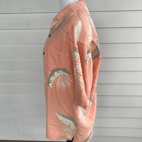 Tommy Bahama Tropical Foliage Silk Print Shirt - Picture 6 of 8